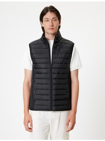 KOTON Weste Anorak in Schwarz