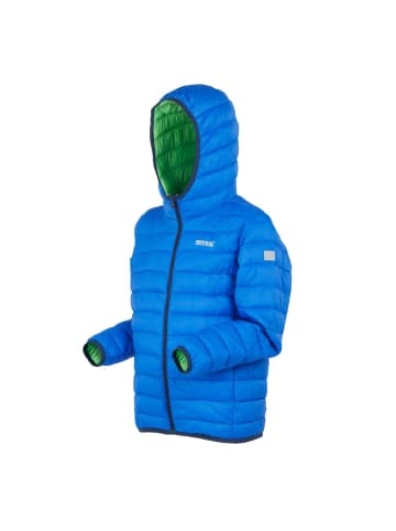 Regatta Marizion Baffle-Jacke / Steppjacke mit Kapuze in Blau