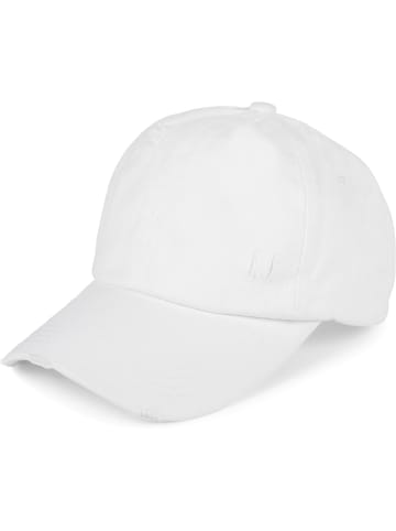 styleBREAKER Baseball Cap in Weiß