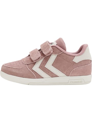 Hummel Hummel Sneaker Victory Suede Kinder in WOODROSE