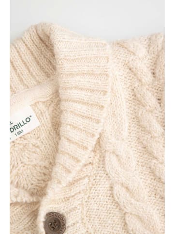 Coccodrillo Pullover mit Reißverschluss  in beige