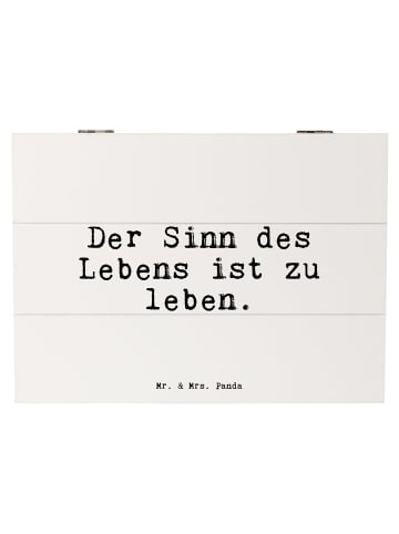 Mr. & Mrs. Panda Dekokiste Der Sinn des Lebens... mit Spruch in Weiß