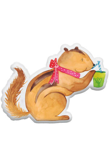 Mr. & Mrs. Panda Kuschelkissen Eichhörnchen Smoothie ohne Spruch in Weiß