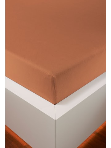 bellana jersey Spannbetttuch Edel-Jersey Elasthan in mandarine