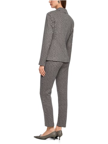 MARC CAIN Taillierter Blazer aus Scubajersey in Grau