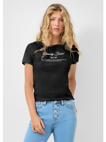 QS T-Shirt in 99D0_schwarz