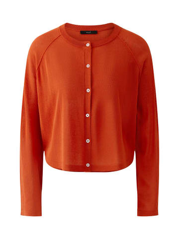 Oui Strickjacke in burnt tangarine