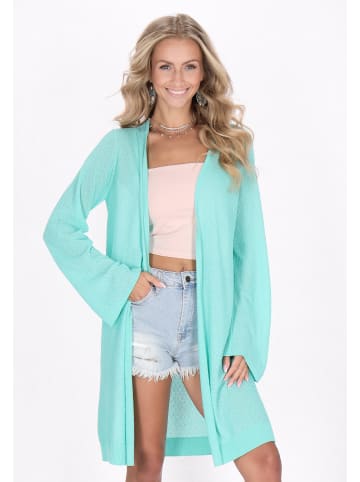 IZIA Women Cardigan in turquoise