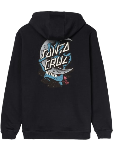 Santa Cruz Hoodie "Crescent Bone Hand Hood" in Schwarz