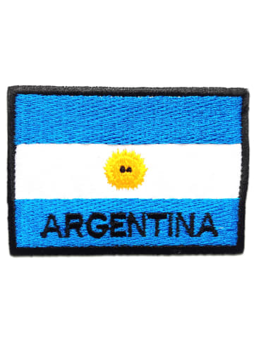 Catch the Patch Argentinien Flagge FahneApplikation Bügelbild inBlau