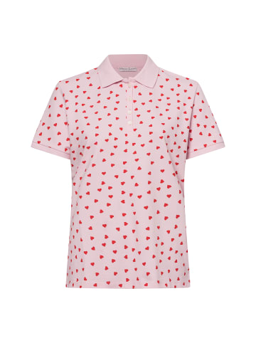 Marie Lund Poloshirt in rosa rot - 0001