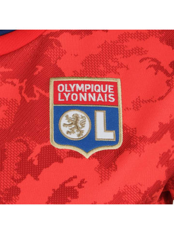 adidas Performance Fußballtrikot Olympique Lyon 21/22 Auswärts in rot / dunkelblau