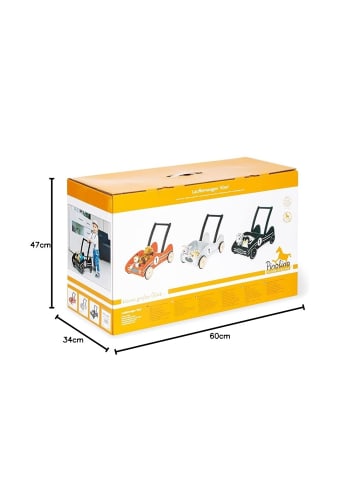 Pinolino Kimi Lauflernhilfe, ergonomischer Griff mit Bremssystem - ab 1 Jahr in Silber