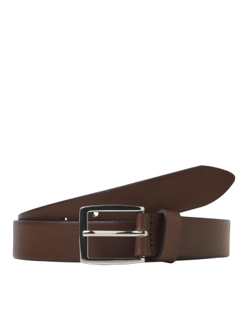 Jack & Jones Ledergürtel in Brown Stone