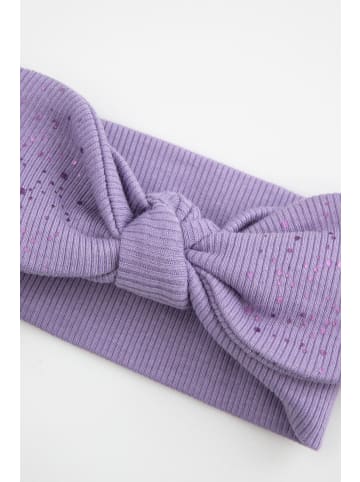 Coccodrillo geripptes Stirnband in violett