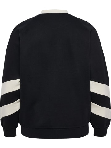 Hummel Pullover "Oversized Crew Sportswear Swarm" in Schwarz