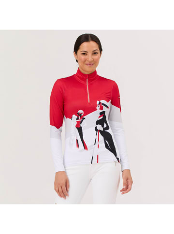 Krimson Klover Baselayer Back Country Top in racing red (w-o Cortina)