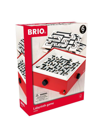 Brio Aktionsspiel Labyrinth mit Übungsplatten, rot Ab 6 Jahre in bunt