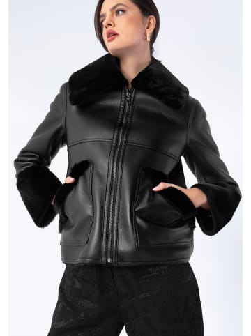 Wittchen Faux leather jacket in Black