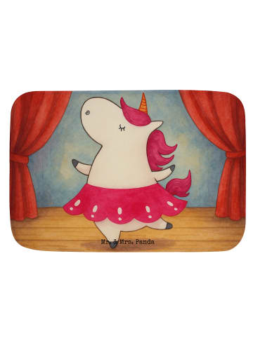Mr. & Mrs. Panda Badvorleger Einhorn Ballerina Design ohne Spruch in Weiß