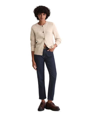 Marc O'Polo Cardigan slim in Light Oat