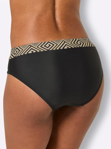 WITT WEIDEN Bikini-Slip in schwarz-sand-bedruckt