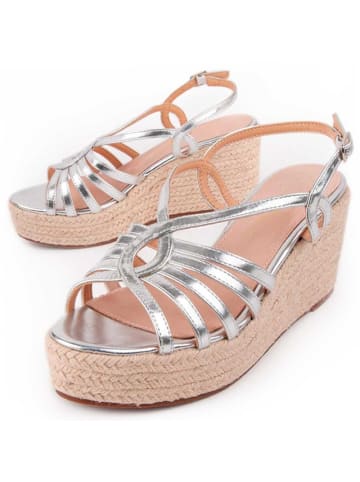 Montevita Sandalen Keilsandalen Sparta Salia6 in Silber