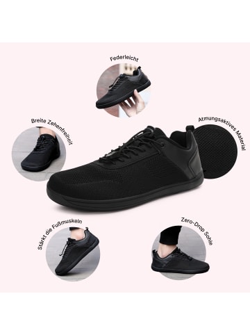 DOTALES CityStep Barfußschuhe in  Schwarz 36