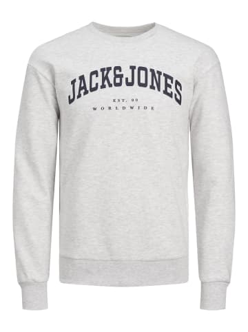 JACK & JONES Junior Sweatshirt in White Melange
