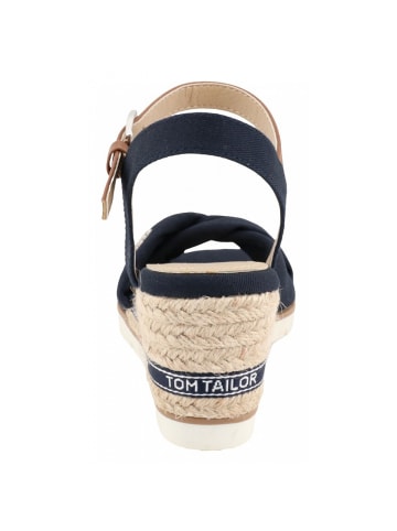 Tom Tailor Sandalette  in Blau