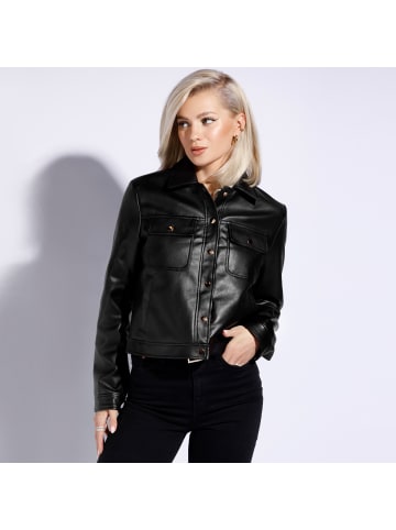 Wittchen Stylish eco leather jacket, woman in Black