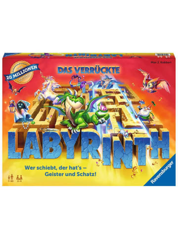 Ravensburger Konzentrationsspiel Das verrückte Labyrinth - Gesellschaftsspiel & Brettspiel ab 7 Jahre 7-99 Jahre in bunt