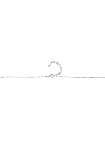Adeliás Damen Halskette mit Anhänger – Kreuz aus Edelstahl in silber