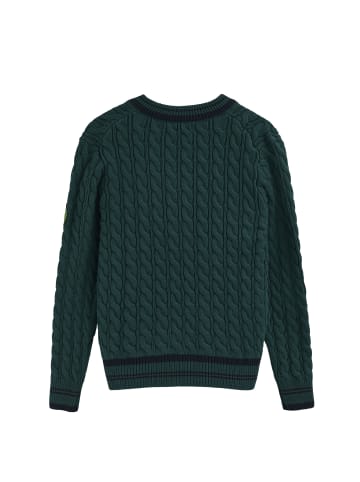 Polo Club Pullover in Dunkler Smaragd