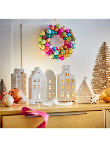 Butlers Teelichthaus AMSTERDAM in Weiß