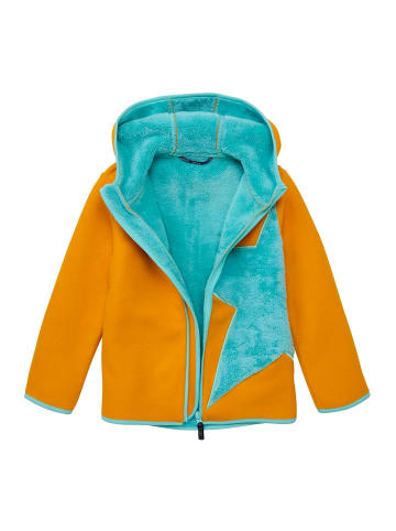 Fleecejacke in gelb