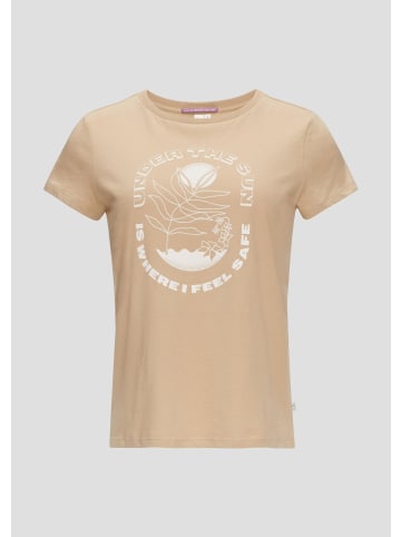 QS T-Shirt in 83D0_sandfarben