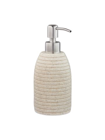 relaxdays 2 x Seifenspender in Sandfarben