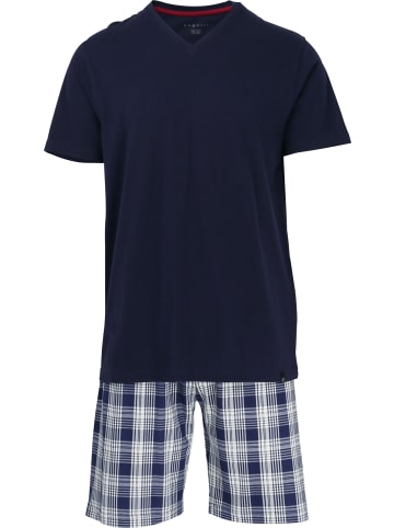 Bugatti Single-Jersey Shorty in marine