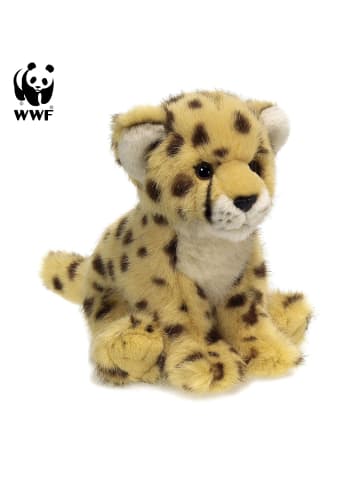 WWF Plüschtier - Gepard (sitzend, 19cm) in braun