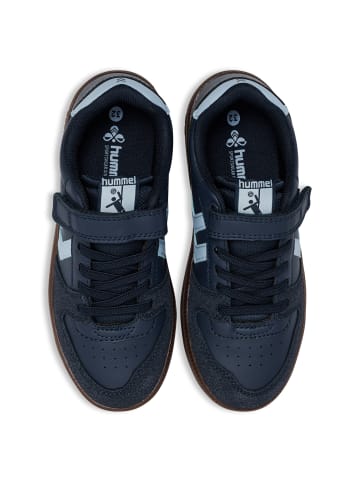 Hummel Klettverschluss Sneaker Handball Perfekt Lebensstil Kinder in BLACK IRIS/SKYWAY