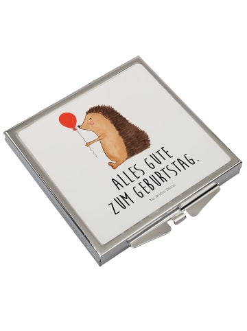 Mr. & Mrs. Panda Schminkspiegel Igel Luftballon mit Spruch in Weiß