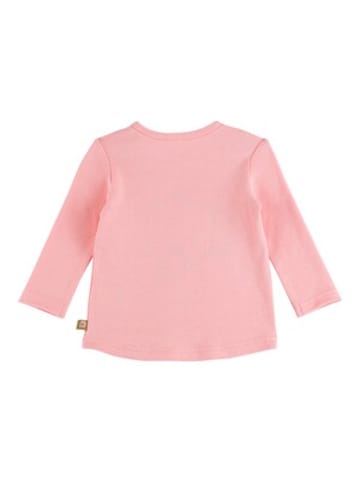 Bornino Shirt langarm Elefant in Rosa