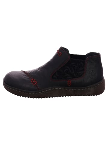 rieker Damenstiefel warm flach L849100 L84 in  Schwarz