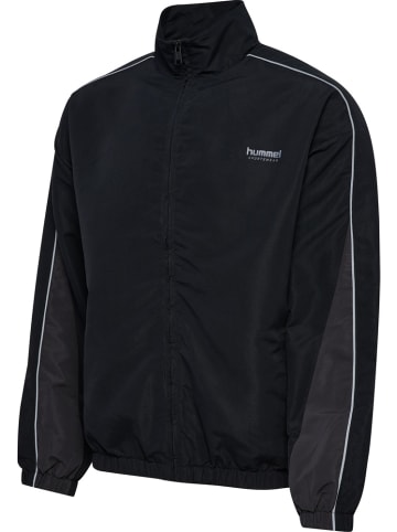 Hummel Trainingsjacke "Hmlloose Track Jacket Topscorer" in Schwarz
