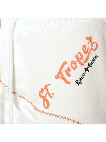 Roberto Geissini St.Tropez Jogginhose Weiß