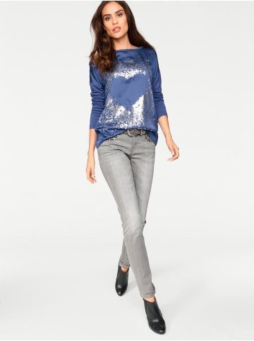 Heine Langarmshirt in jeansblau