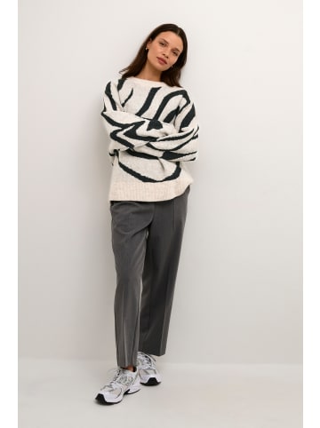 Kaffe Strickpullover KAbirthe Loose fit in Light Sand Melange