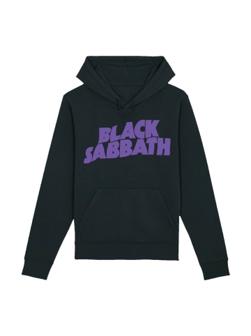 F4NT4STIC Hoodie Black Sabbath Wavy Logo in schwarz