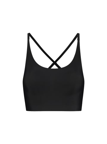 Bye Bra Shapingtop Bra Top Round-Neck in Black
